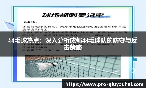 羽毛球热点：深入分析成都羽毛球队的防守与反击策略